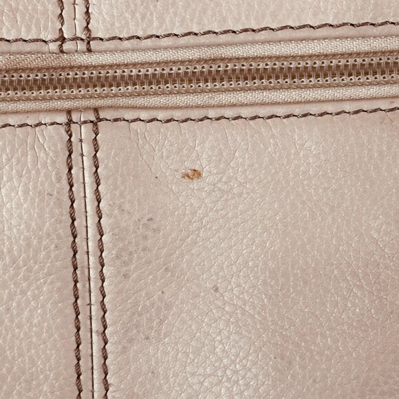 TIGNANELLO WOMEN CROSSBODY TAN PEBBLE LEATHER BAG WITH ADJUSTABLE STRAP - Picture 6 of 13